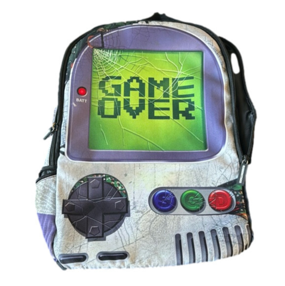 Video game full size backpack EUC
